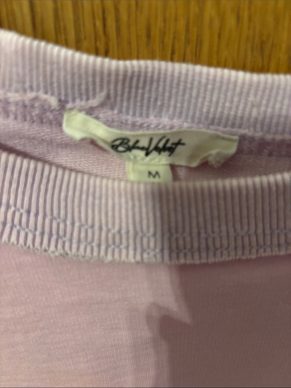 Adorable Blue Velvet lite sweatshirt - Picture 2 of 5